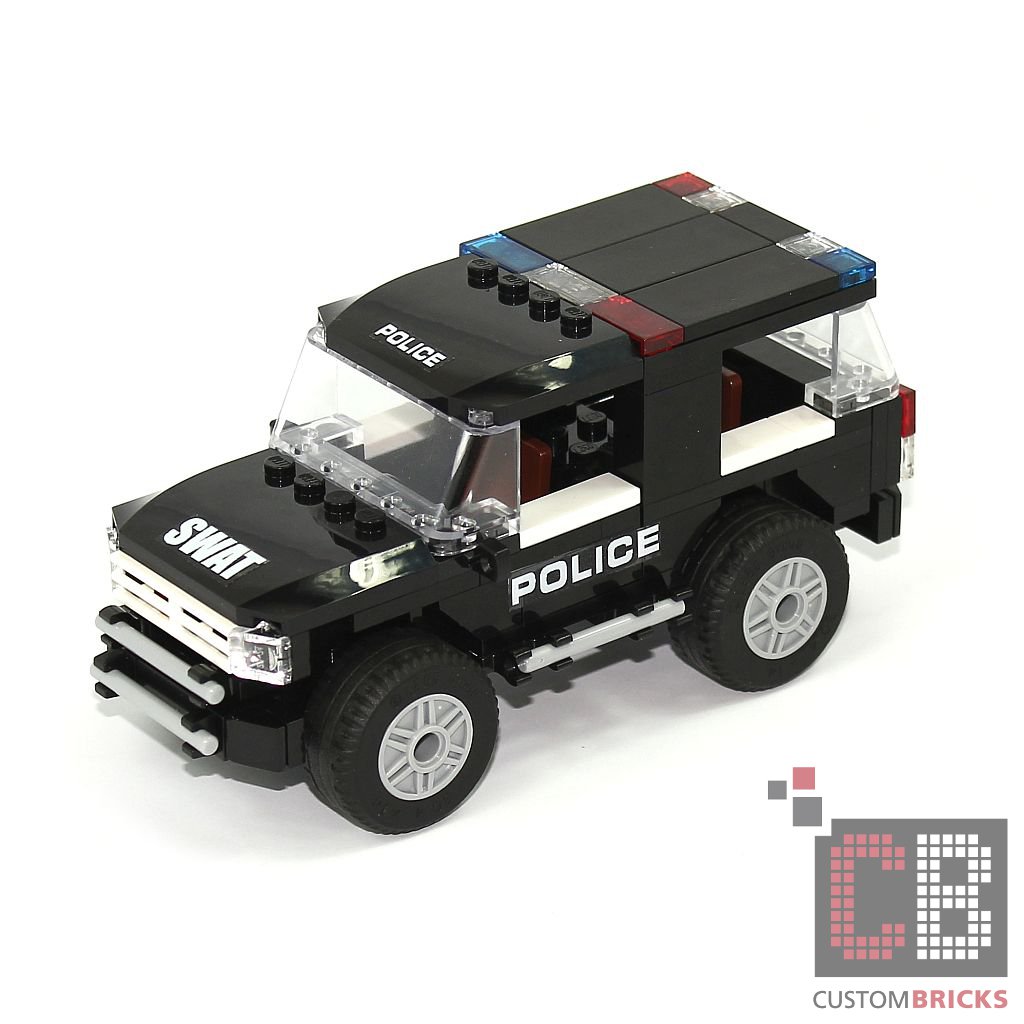 CB CUSTOM City Modell Polizei SWAT Kombi Geländefahrzeug