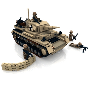 Free: Micro LEGO Tank Instructions