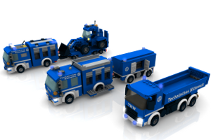 City THW Minifig-scale