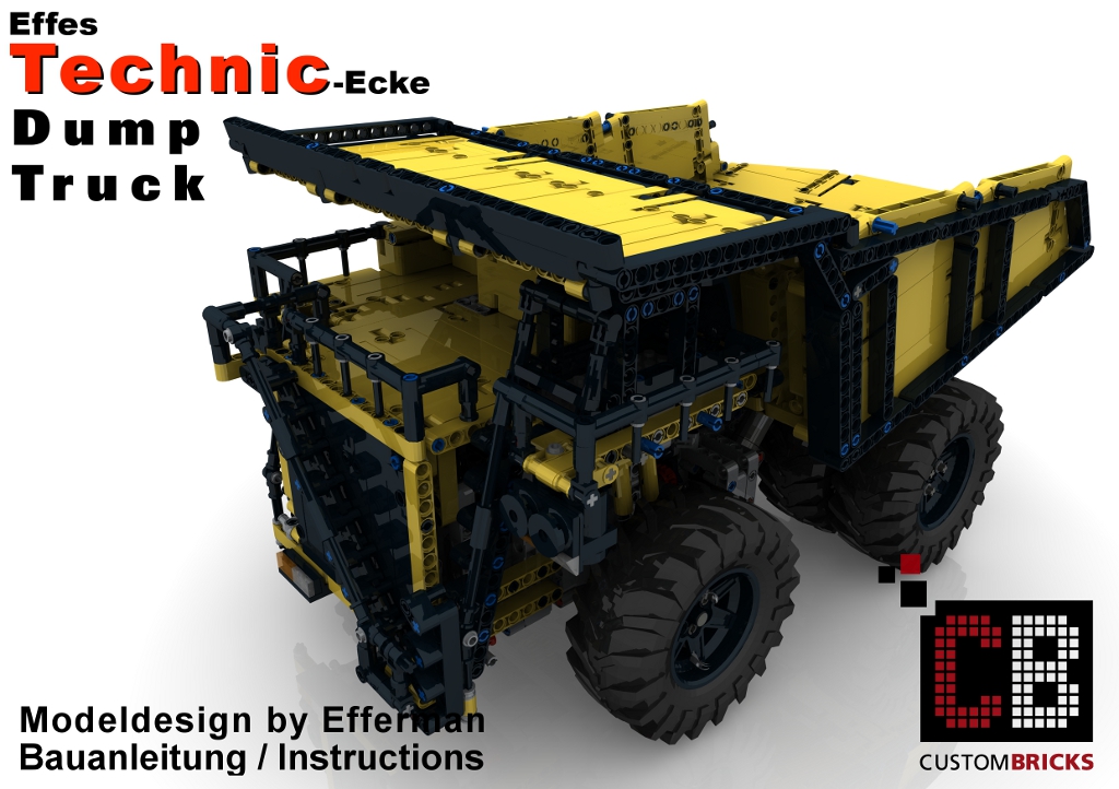 Cb Eigenbau Bauanleitung Rc Muldenkipper Dump Truck Sbrick F Lego Technic Ebay