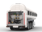 Preview: Custom white gas trailer