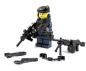 Preview: Custom Figur Spezialeinheit SWAT aus LEGO® Teilen mit Custom Zubehör Cap und Waffe