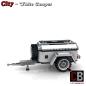 Preview: Luggage trailer for 10295 - white - made of LEGO® bricks