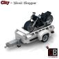Preview: Black Chopper for 10295 - made of LEGO® bricks