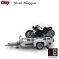 Preview: Black Chopper for 10295 - made of LEGO® bricks