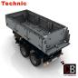 Preview: Custom 42043  trailer 2-axle with tipping function - grey