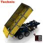 Preview: Custom 42043 trailer 2-axle with tipping function - yellow