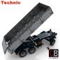 Preview: Custom 42043 trailer with tipping function - grey