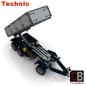 Preview: Custom 42043 trailer with tipping function - grey