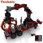 Preview: Custom 42054 2-axle trailer with forestry crane