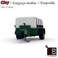 Preview: Custom Mini-C. Luggage Trailer with tarpaulin