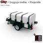 Preview: Custom Mini-C. Luggage Trailer with tarpaulin