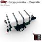 Preview: Custom Mini-C. Luggage Trailer with tarpaulin