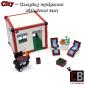 Preview: T1 front tent with barbecue and accessories - red - from LEGO® bricks