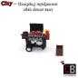 Preview: T1 front tent with barbecue and accessories - red - from LEGO® bricks