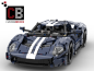 Preview: Custom 42154 RC Umbauanleitung blauer Sportwagen