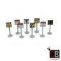 Preview: CustomBricks Gefahrenhinweise aus LEGO Teilen und Custom Stickern