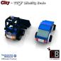 Preview: Custom THW Modell - Minibagger mit Personenkraftwagen