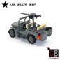 Preview: CUSTOM WW2 Willys Jeep aus LEGO® Steinen