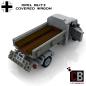Preview: Custom WW2 Opel Blitz Planenwagen mit Hoheitszeichen