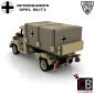 Preview: Custom WW2 Afrikakorps Opel Blitz covered wagon