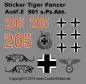 Preview: Custom Decals 501 s.Pz.Abt Tiger Panzer