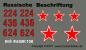Preview: Custom Sticker Russische Panzerbeschriftung