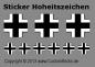 Preview: Custom Sticker Hoheitszeichen der Wehrmacht
