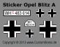 Preview: Custom Sticker Opel Blitz - A