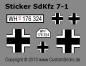 Preview: CUSTOM WW2 SdKfz 7-1 Flak38 mit Soldat aus LEGO® Steinen