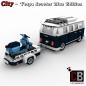 Preview: Custom T1-Bus trailer with scooter - Blue Edition