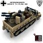 Preview: Custom WW2 Afrikakorps SdKfz 7-1 - 20mm Flak 38 Flakvierling