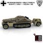 Preview: Custom WW2 Afrikakorps SdKfz 252 mit Sd Anhänger 32