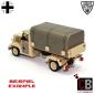 Preview: Custom WW2 tarpaulin dark tan without emblem