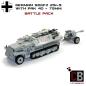 Preview: CUSTOM WW2 Pak 40 with soldier made of LEGO® bricks