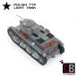 Preview: CUSTOM WW2 Polnischer 7TP - leichter Panzer - aus LEGO® Steinen