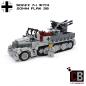 Preview: CUSTOM WW2 SdKfz 7-1 Flak38 mit Soldat aus LEGO® Steinen