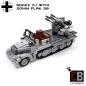 Preview: CUSTOM WW2 SdKfz 7-1 Flak38 mit Soldat aus LEGO® Steinen