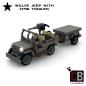 Preview: Custom WW2 U.S. MB Willys with M416 Trailer