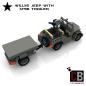 Preview: Custom WW2 U.S. MB Willys with M416 Trailer