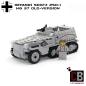 Preview: CUSTOM WW2 SdKfz 250-1 - Old Version mit Soldat aus LEGO® Steinen