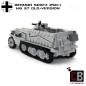 Preview: CUSTOM WW2 SdKfz 250-1 - Old Version mit Soldat aus LEGO® Steinen