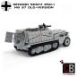 Preview: CUSTOM WW2 SdKfz 250-1 - Old Version mit Soldat aus LEGO® Steinen