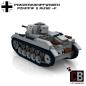Preview: Custom WW2 Tank PzKpfw II Panzerkampfwagen 2 Ausf.F