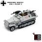Preview: CUSTOM WW2 SdKfz 251-1 Ausf.C mit Soldat aus LEGO® Steinen