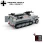 Preview: CUSTOM WW2 SdKfz 251-1 Ausf.C mit Soldat aus LEGO® Steinen