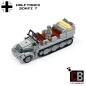 Preview: CUSTOM WW2 SdKfz 7 with soldier out of LEGO® bricks