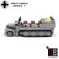 Preview: CUSTOM WW2 SdKfz 7 with soldier out of LEGO® bricks