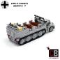 Preview: CUSTOM WW2 SdKfz 7 with soldier out of LEGO® bricks