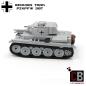 Preview: CUSTOM WW2 Tank 38T with Soldier made of LEGO® bricks